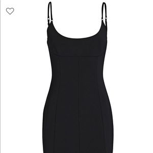Alexander Wang crepe black mini dress